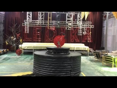 Тяжелая система вращения и подъема с черной стальной конструкцией